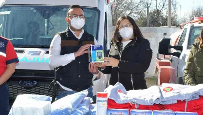 Brindan insumos  a PC y Bomberos