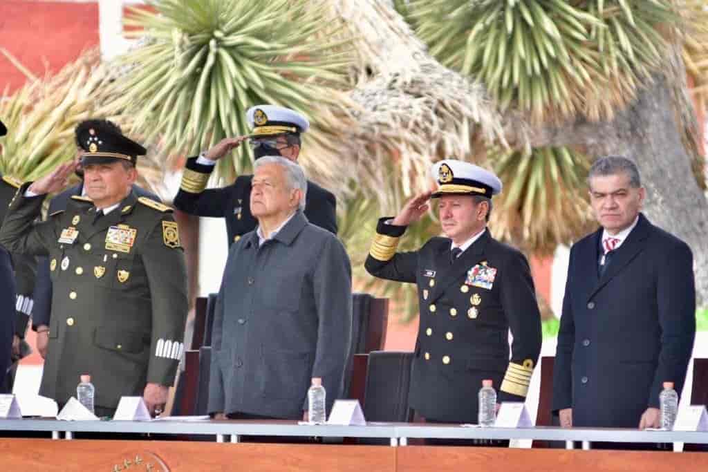 “Que viva el Ejército AMLO y Riquelme conmemoran al ejército en sus 109 aniversario