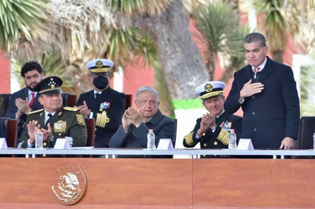 “Que viva el Ejército AMLO y Riquelme conmemoran al ejército en sus 109 aniversario
