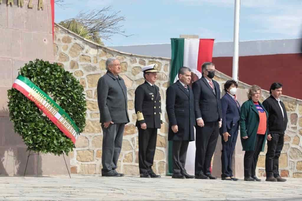 “Que viva el Ejército AMLO y Riquelme conmemoran al ejército en sus 109 aniversario