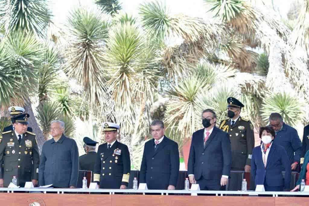 “Que viva el Ejército AMLO y Riquelme conmemoran al ejército en sus 109 aniversario