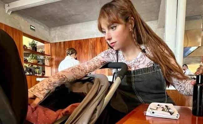 Por fin: Natalia Téllez da a conocer el rostro de su bebé