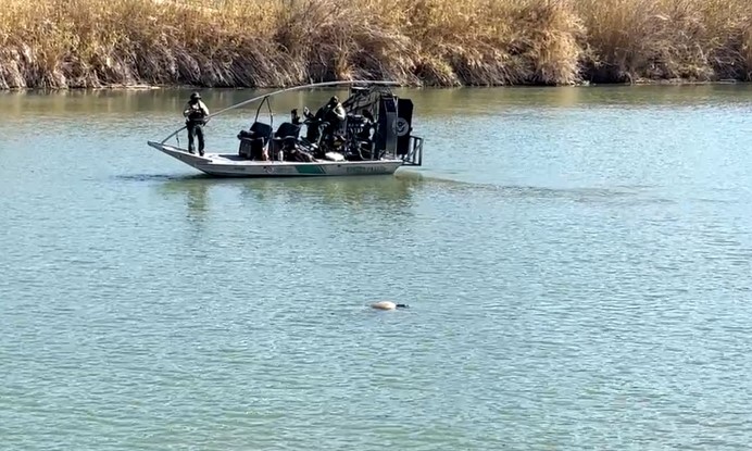 ENCUENTRAN A HOMBRE AHOGADO EN EL RIO BRAVO 