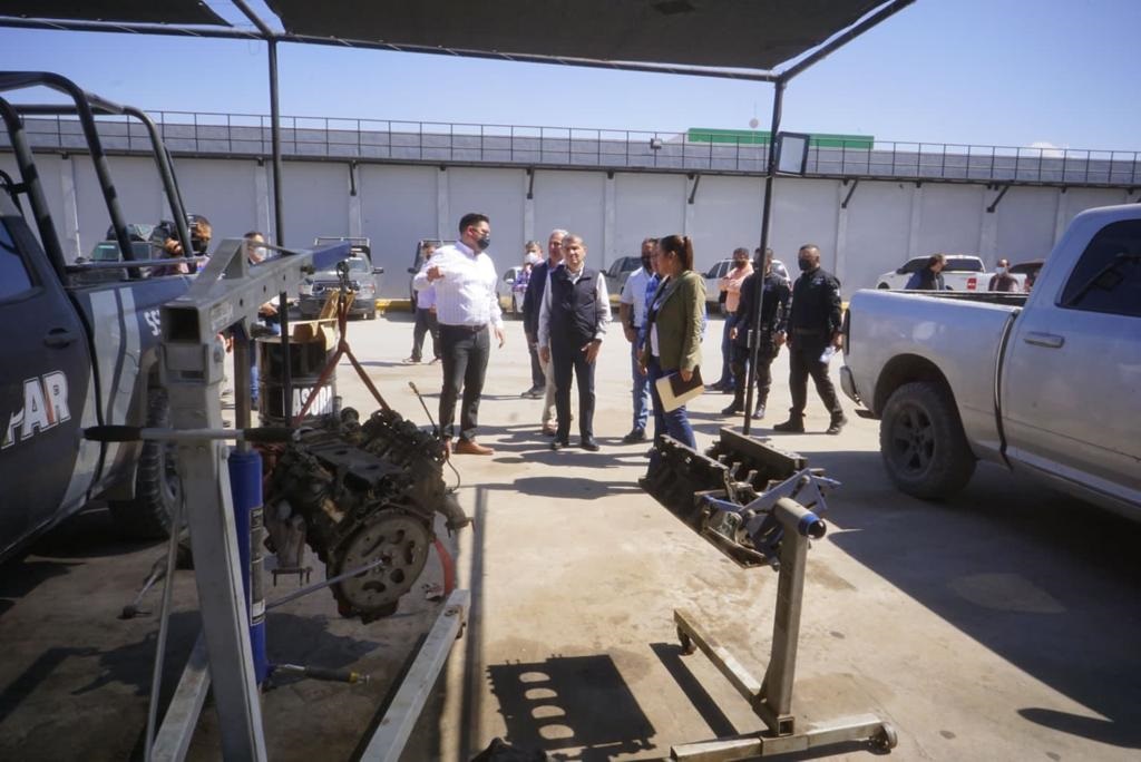 Supervisa MARS instalaciones de Policía Estatal