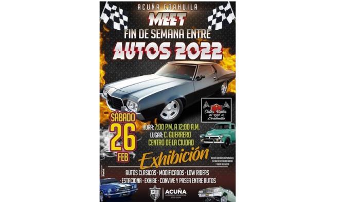 Confirman exhibición de vehículos clásicos