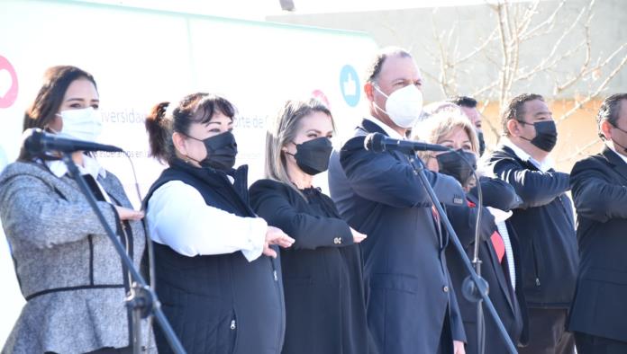 Arranca UNTC las clases   presenciales  con ceremonia cívica