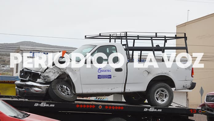 Herido al chocar