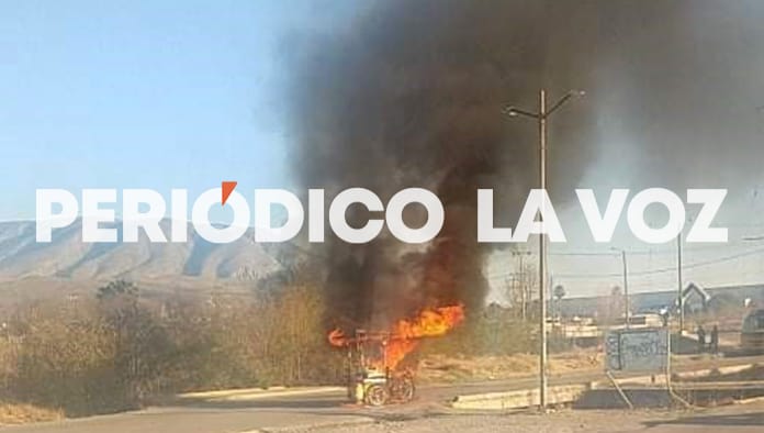 Se quema triciclo de elotero