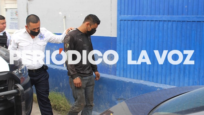 Herido al chocar