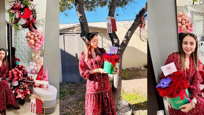 Recibe Mariana sorpresa de San Valentin