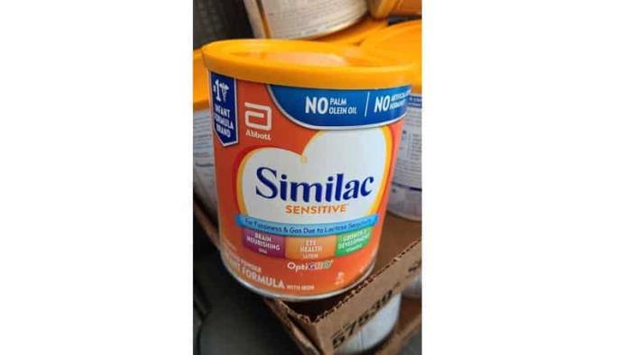 Buscan leche contaminada en polvo para bebé