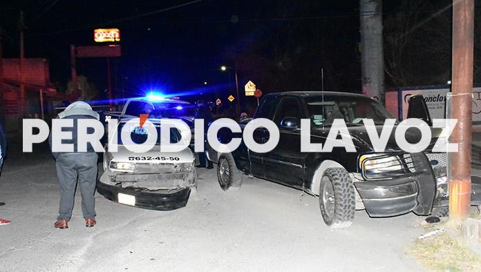 Causa taxista fuerte choque