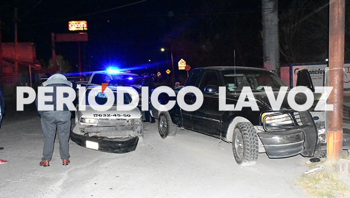 Causa taxista fuerte choque