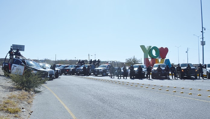 Las autoridades Estatales continúan con el blindaje a Coahuila.