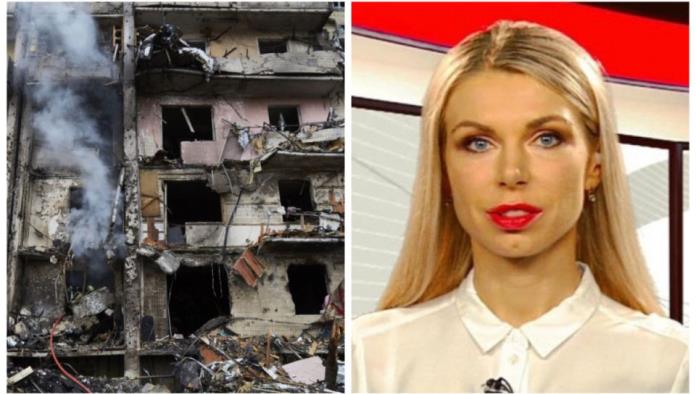 Periodista se entera en vivo  que su casa fue bombardeada por el ejercito ruso