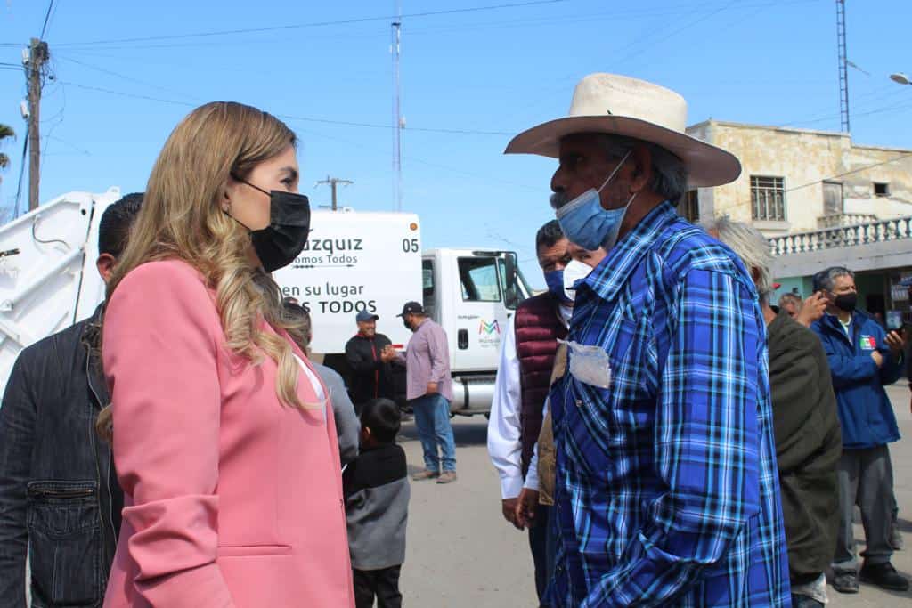 Comprometida Tania Flores con familias de Palaú