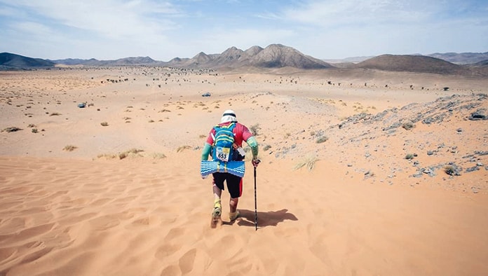“Listo para el maratón Des Sables”