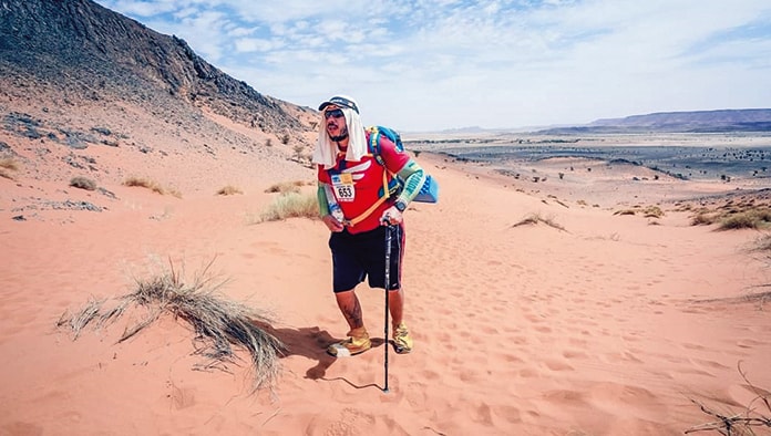“Listo para el maratón Des Sables”