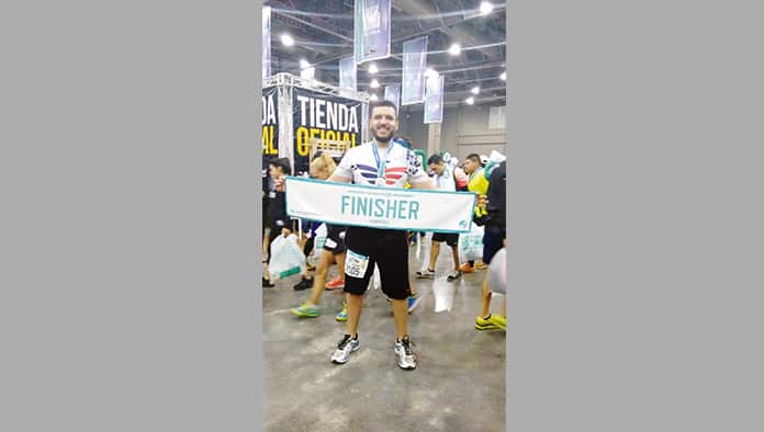 “Listo para el maratón Des Sables”