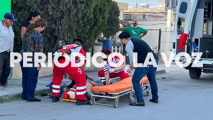 El hombre de la tercera edad resultó con lesiones que ponen en riesgo su vida.