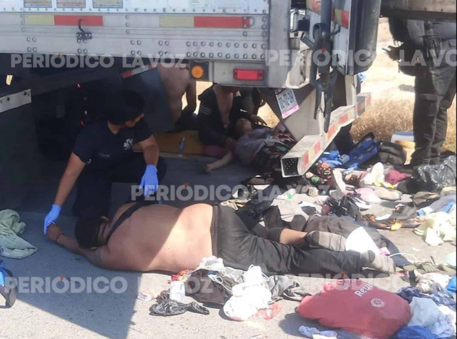 Muere bebé de migrante embarazada; hay tres lesionados más