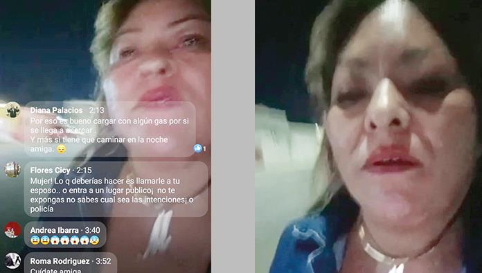 Graba a su acosador