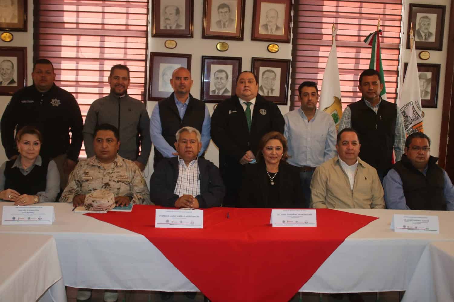 Encabeza alcaldesa Consejo Municipal de Seguridad en Sabinas