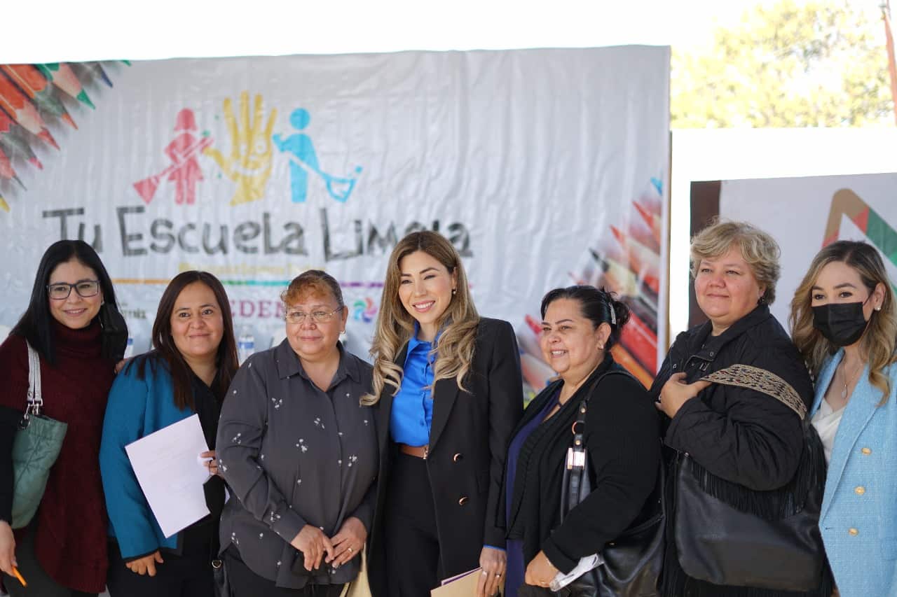 Suma esfuerzos alcaldesa para rehabilitar planteles educativos de Múzquiz
