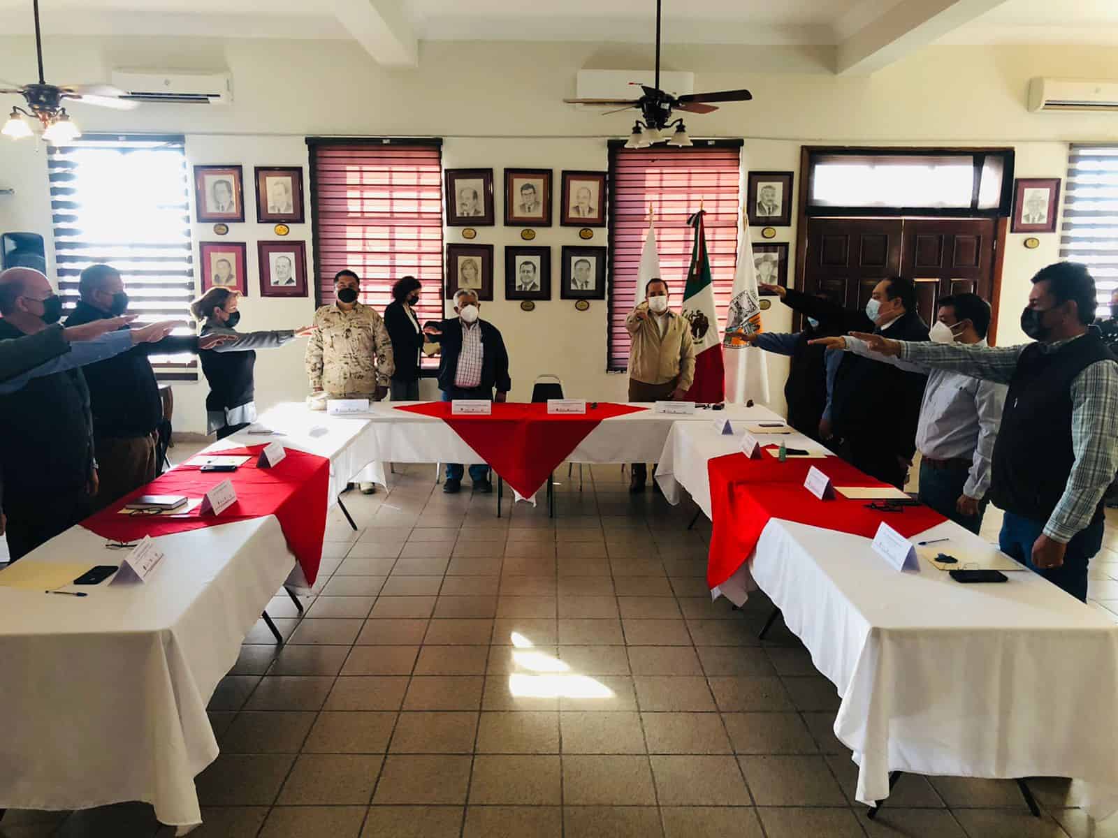 Encabeza alcaldesa Consejo Municipal de Seguridad en Sabinas