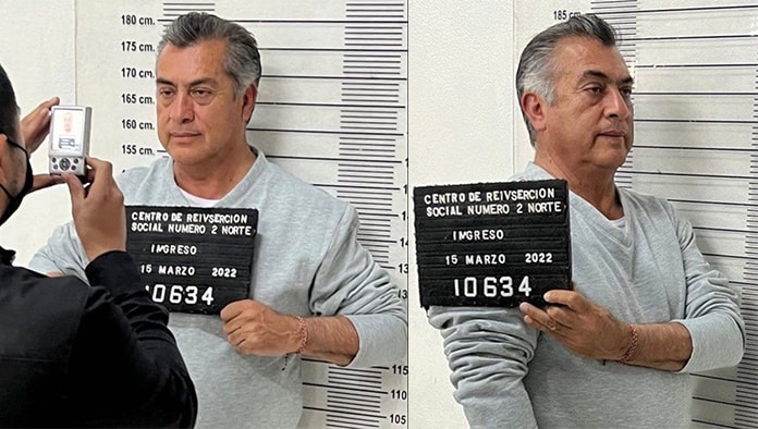 El exgobernador pasó su primera noche en el Penal de Apodaca.
