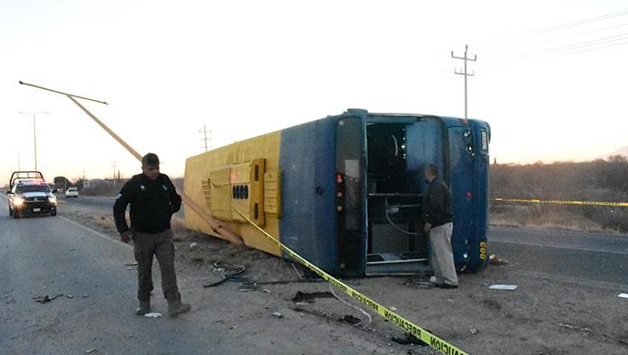 Muere pasajera de transporte Hermes