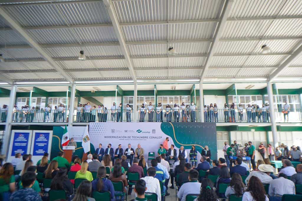 Supervisa MARS techumbre en el CONALEP