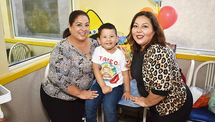 En el cumple de Édgar Tadeo