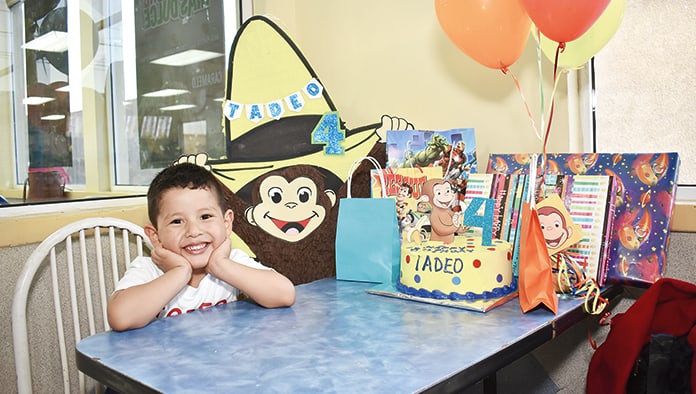 En el cumple de Édgar Tadeo