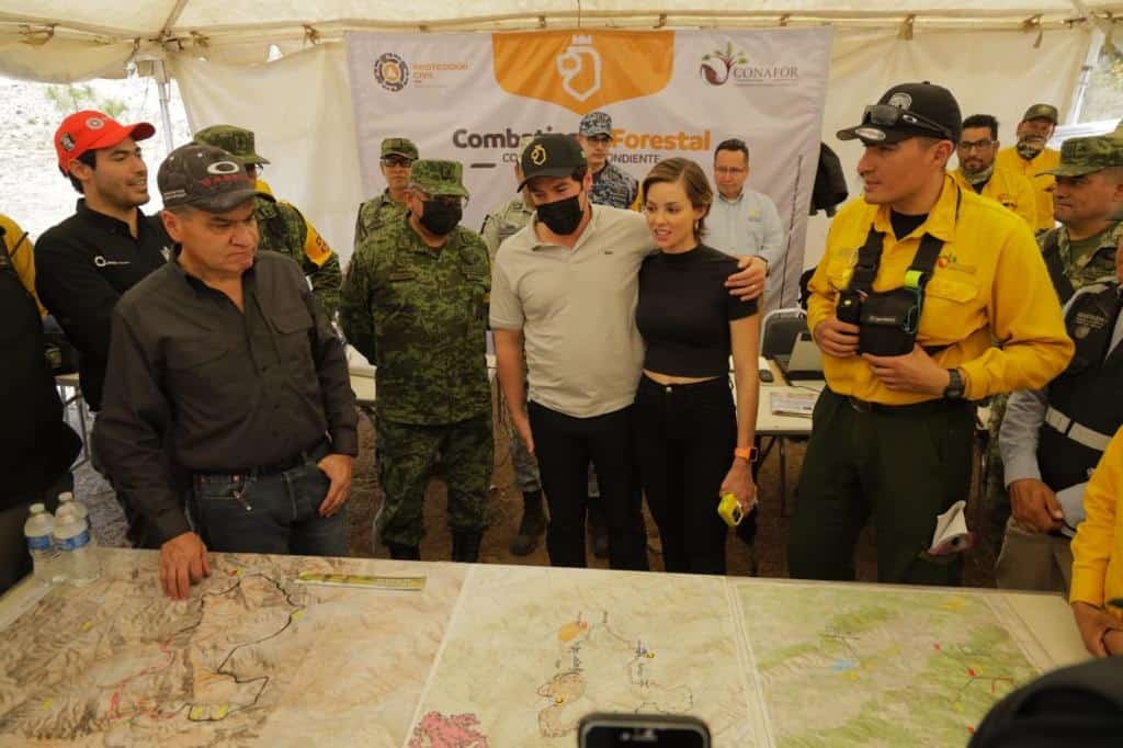 Coordinan MARS y Samuel lucha contra incendio