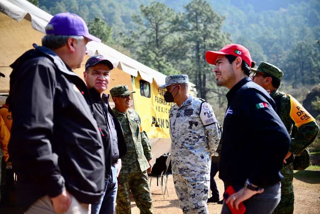 Coordinan MARS y Samuel lucha contra incendio