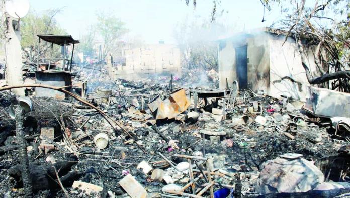 Pierden todo por incendio