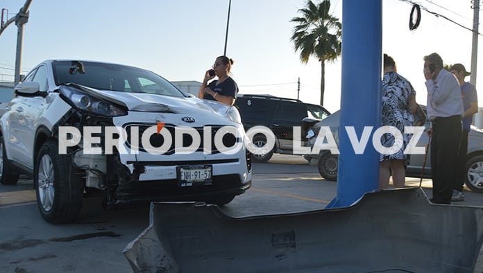 Le falla pierna y no se frena