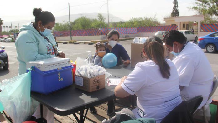 Sin vacunas niños del sector sur