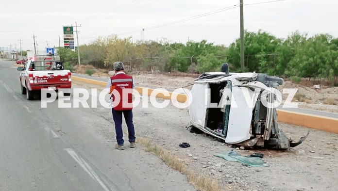 Vuelca en la 30