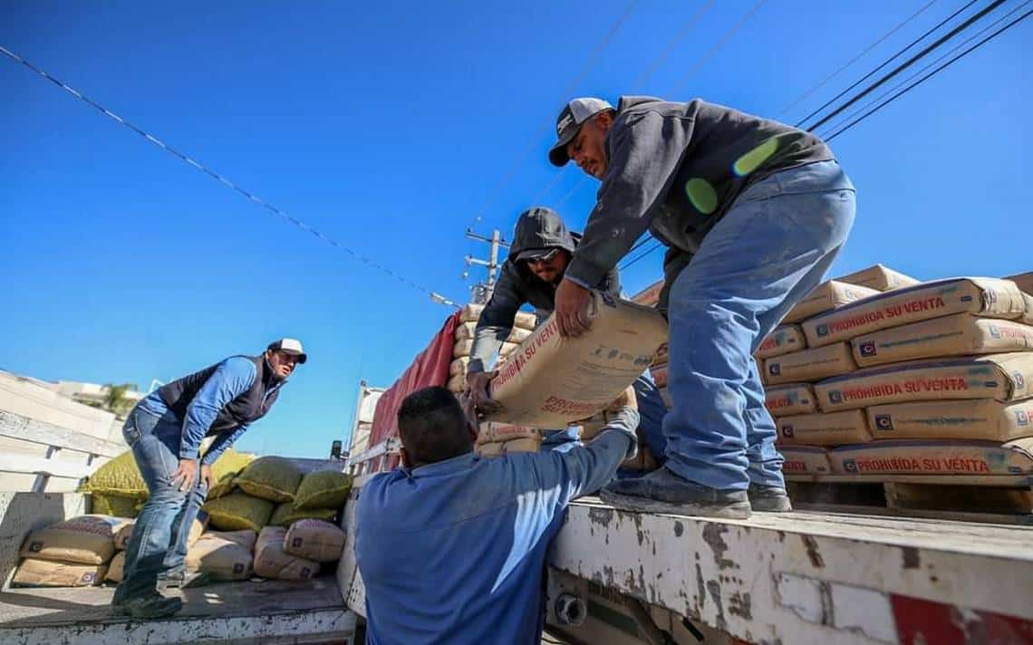 La próxima semana entregarán 360 bultos de cemento en Palaú.