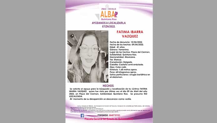 Nueva Rosita: Desaparece familia en Playa del Carmen