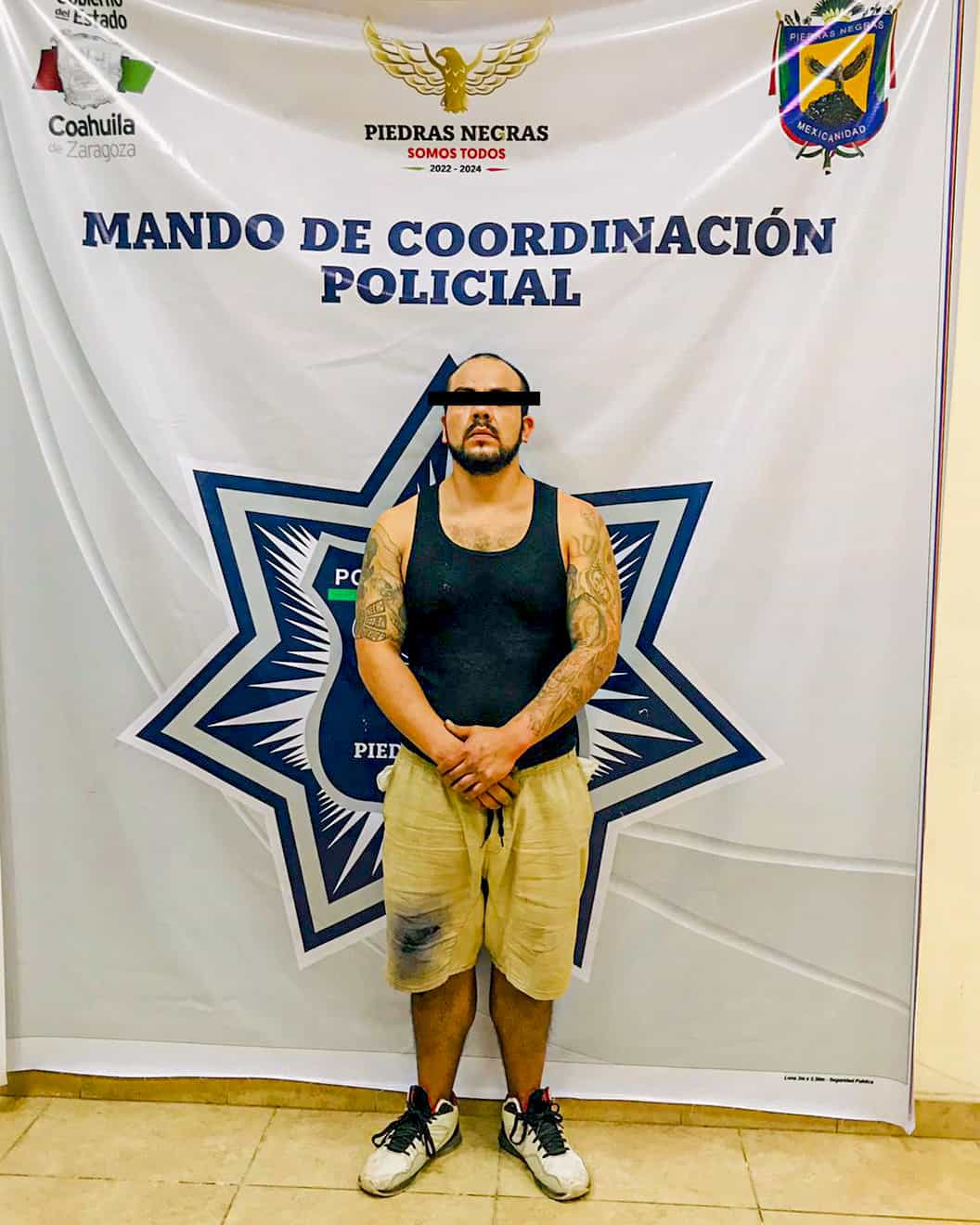Detienen a sujeto que golpeó a su pareja con martillo.