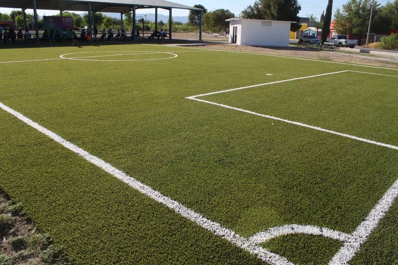 San Buenaventura: Rehabilita Hugo Lozano espacios deportivos
