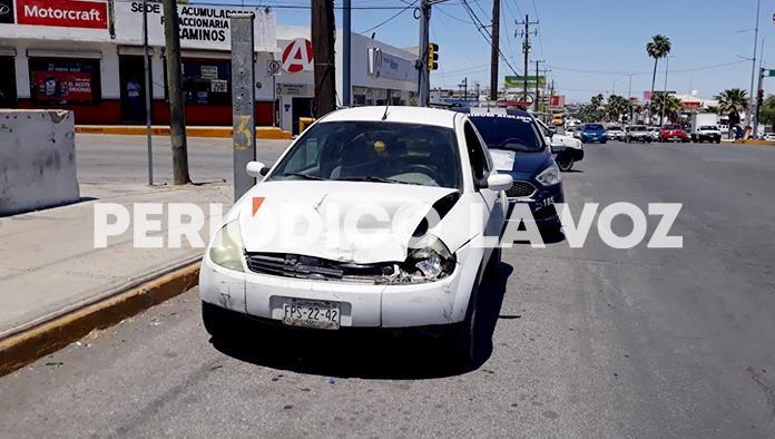 Frunce auto en accidente