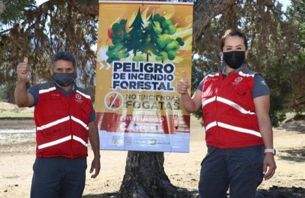 Señalizan las áreas forestales
