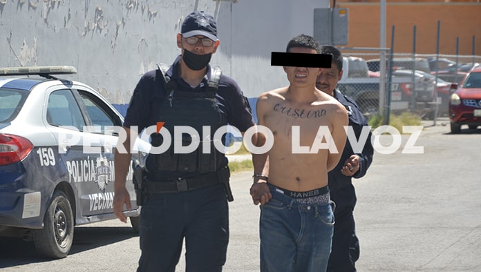 El presunto ladrón fue turnado al Ministerio Público.