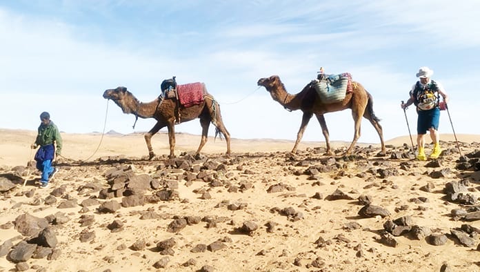 Monclovense corre maratón en el desierto del Sahara