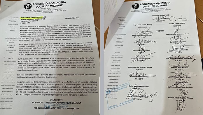Siguen conflictos en la asociación Ganadera
