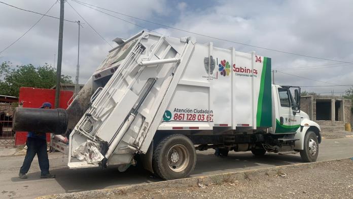 Refuerza Diana Haro limpieza en Sabinas